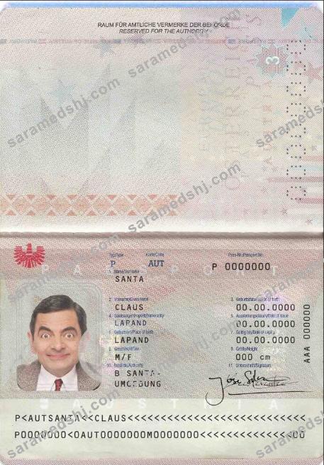 Austria passport
